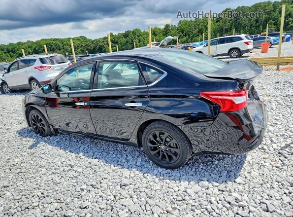 3N1AB7AP7JY325791 2018 NISSAN SENTRA Black Հետևի ձախ