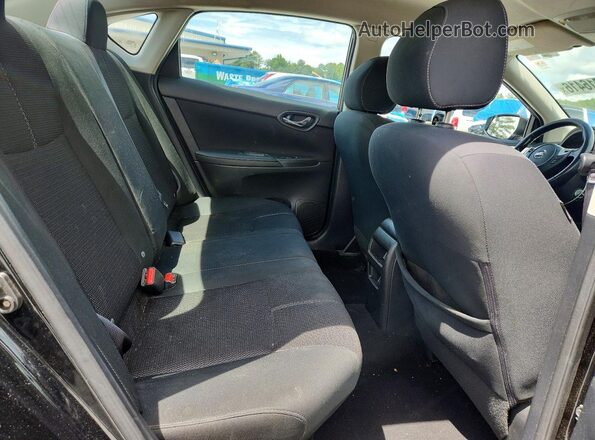3N1AB7AP7JY325791 2018 NISSAN SENTRA Black Հետևի նստատեղերի տեսք
