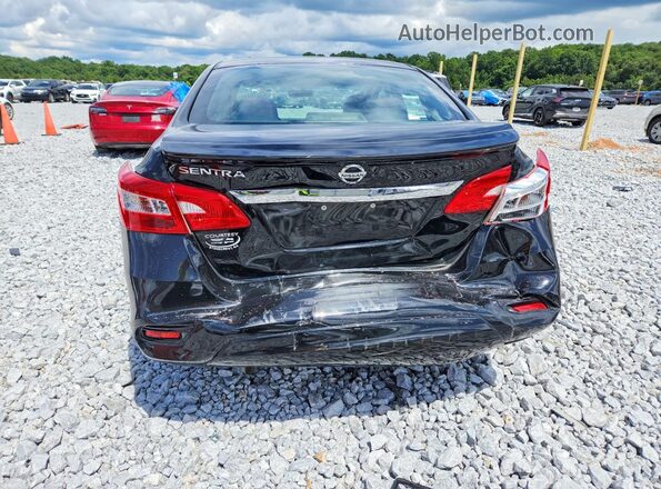 3N1AB7AP7JY325791 2018 NISSAN SENTRA Black Հետևի տեսք