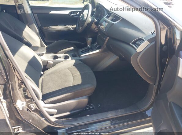 3N1AB7AP7JY338931 2018 NISSAN SENTRA Black Widok wnętrza z przodu