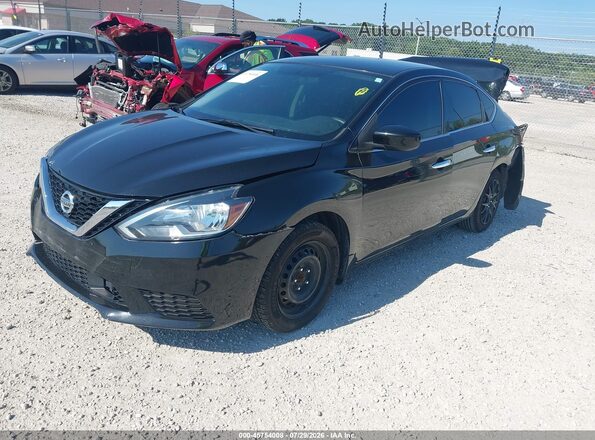 3N1AB7AP7JY338931 2018 NISSAN SENTRA Black Przód lewy