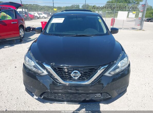 3N1AB7AP7JY338931 2018 NISSAN SENTRA Black Widok zestawu wskaźników