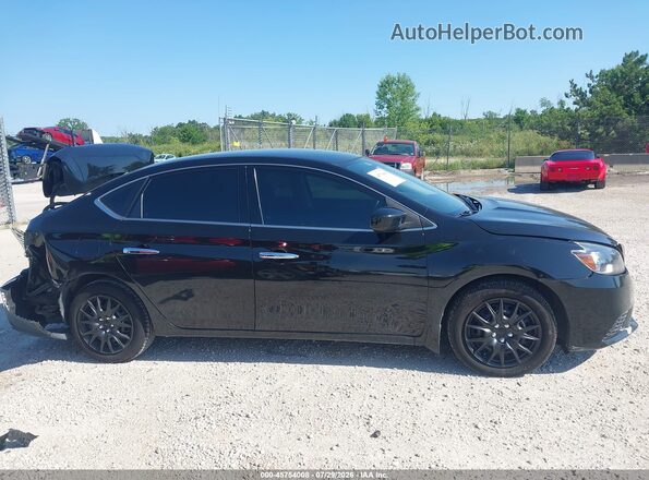 3N1AB7AP7JY338931 2018 NISSAN SENTRA Black Widok wnętrza z tyłu