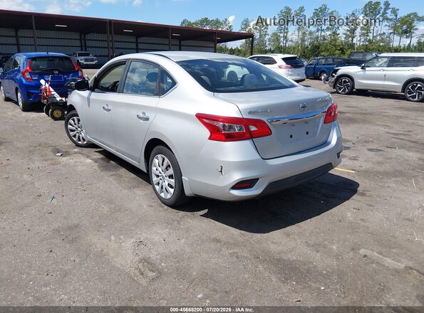 3N1AB7AP7JY340971 2018 NISSAN SENTRA Silver Trasero izquierdo