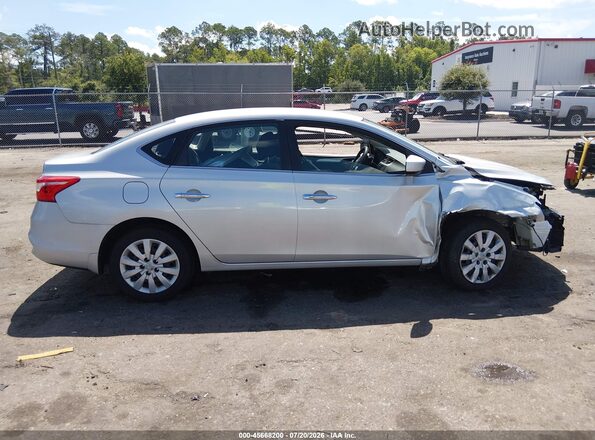 3N1AB7AP7JY340971 2018 NISSAN SENTRA Silver Vista interior trasera