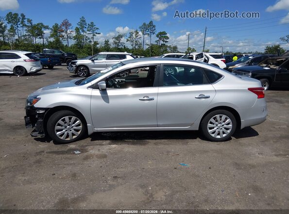 3N1AB7AP7JY340971 2018 NISSAN SENTRA Silver Vista interior de 360 grados