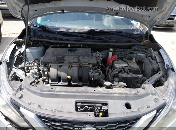 3N1AB7AP7KL607881 2019 NISSAN SENTRA Silver Вид ззаду