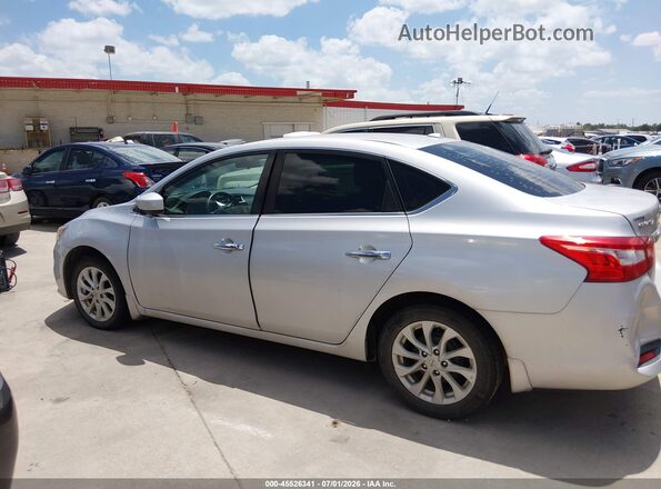3N1AB7AP7KL607881 2019 NISSAN SENTRA Silver Панорамний вид салону 360°
