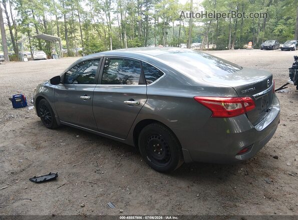 3N1AB7AP7KY215356 2019 NISSAN SENTRA Gray Rear left