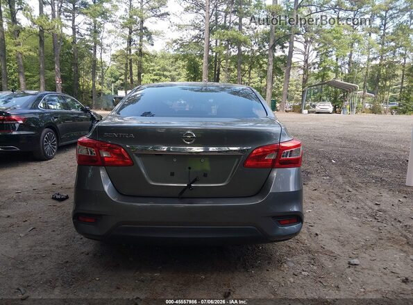 3N1AB7AP7KY215356 2019 NISSAN SENTRA Gray 
