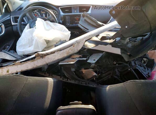3N1AB7AP7KY218774 2019 NISSAN SENTRA White Dashboard view
