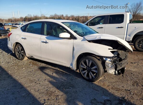 3N1AB7AP7KY218774 2019 NISSAN SENTRA White Front right