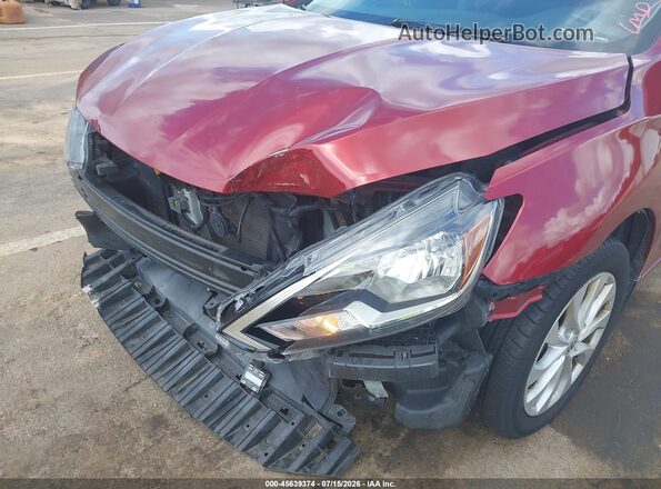 3N1AB7AP7KY219620 2019 NISSAN SENTRA Burgundy 