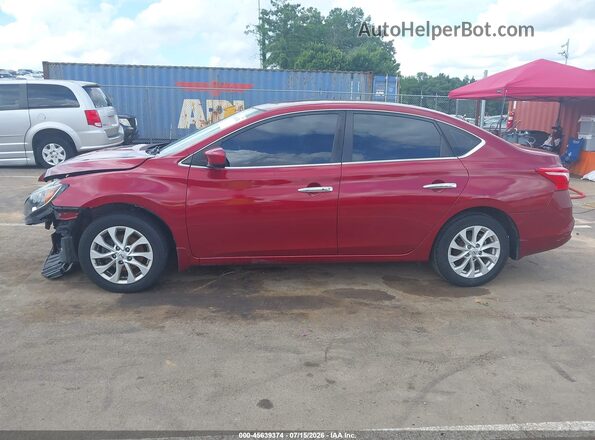 3N1AB7AP7KY219620 2019 NISSAN SENTRA Burgundy 