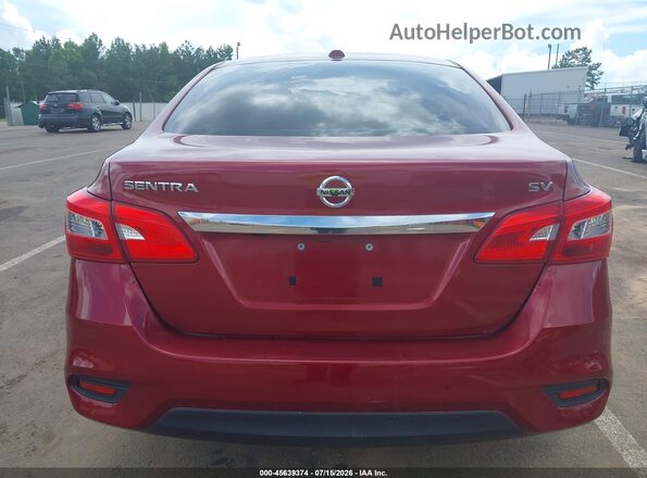 3N1AB7AP7KY219620 2019 NISSAN SENTRA Burgundy 