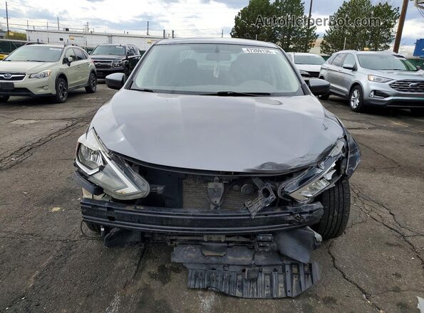 3N1AB7AP7KY224526 2019 NISSAN SENTRA Gray წინა ხედი