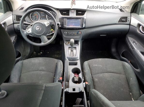 3N1AB7AP7KY224526 2019 NISSAN SENTRA Gray წინა პანელის ხედი