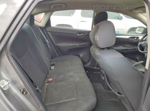 3N1AB7AP7KY224526 2019 NISSAN SENTRA Gray უკანა სავარძლების ხედი