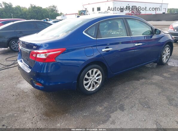 3N1AB7AP7KY273077 2019 NISSAN SENTRA Blue უკანა მარჯვენა
