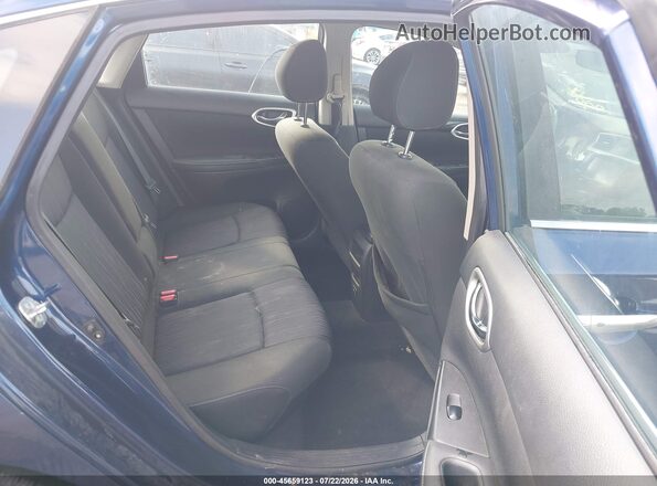 3N1AB7AP7KY273077 2019 NISSAN SENTRA Blue VIN კოდის სტიკერის ხედი