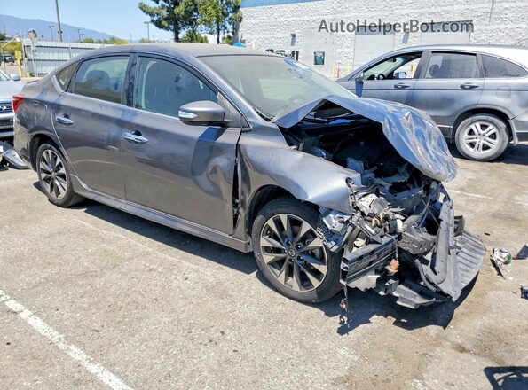 3N1AB7AP7KY290042 2019 NISSAN SENTRA Charcoal Przód prawy