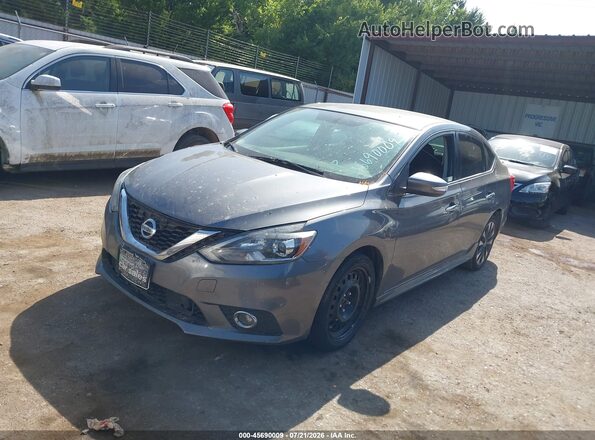 3N1AB7AP7KY317868 2019 NISSAN SENTRA Gray წინა მარცხენა ხედი სამი მეოთხედიდან