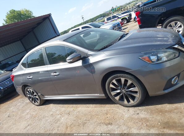 3N1AB7AP7KY317868 2019 NISSAN SENTRA Gray უკანა სალონის ხედი