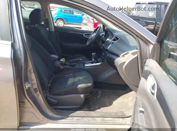 3N1AB7AP7KY317868 2019 NISSAN SENTRA Gray წინა სალონის ხედი