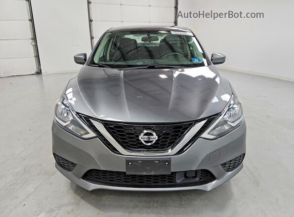 3N1AB7AP7KY335402 2019 NISSAN SENTRA Gray Вид спереду