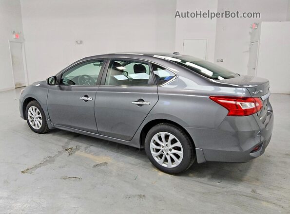 3N1AB7AP7KY335402 2019 NISSAN SENTRA Gray Задня ліва чверть