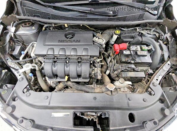 3N1AB7AP7KY335402 2019 NISSAN SENTRA Gray Вид задньої частини салону