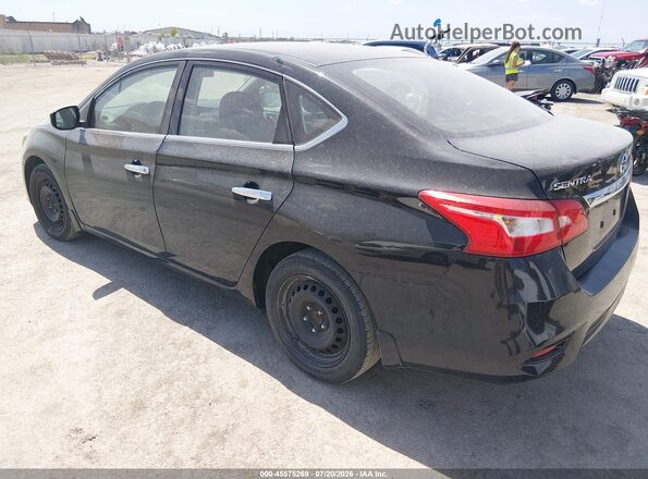 3N1AB7AP7KY335884 2019 NISSAN SENTRA Black Задня ліва чверть