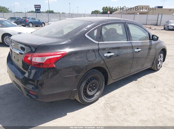 3N1AB7AP7KY335884 2019 NISSAN SENTRA Black Задня права чверть
