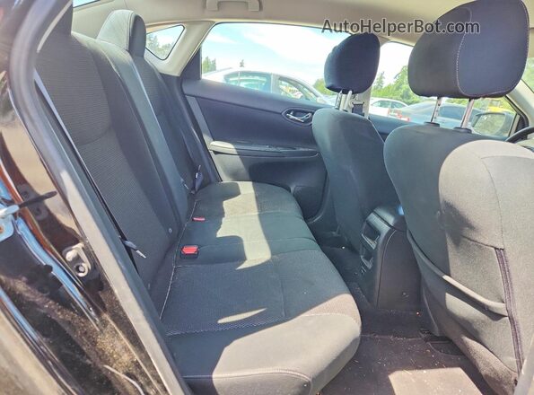 3N1AB7AP7KY335951 2019 NISSAN SENTRA Черный Вид задних сидений