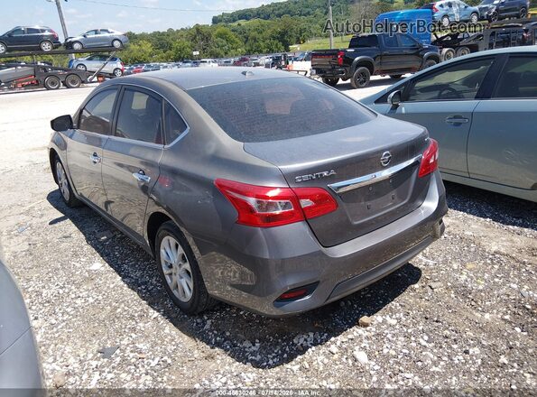 3N1AB7AP7KY343287 2019 NISSAN SENTRA Gray Задня ліва чверть