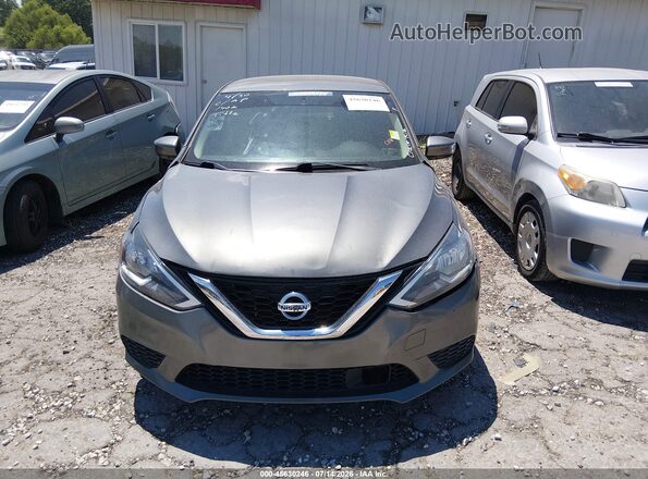 3N1AB7AP7KY343287 2019 NISSAN SENTRA Gray Вид щитка приладів