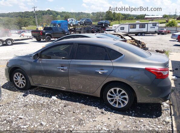 3N1AB7AP7KY343287 2019 NISSAN SENTRA Gray Панорамний вид салону 360°