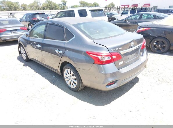 3N1AB7AP7KY344746 2019 NISSAN SENTRA Gray Հետևի ձախ