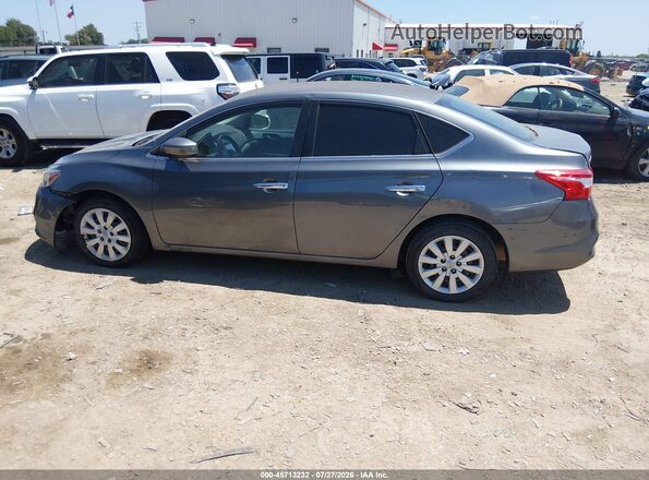 3N1AB7AP7KY344746 2019 NISSAN SENTRA Gray Սալոնի 360 աստիճան տեսք