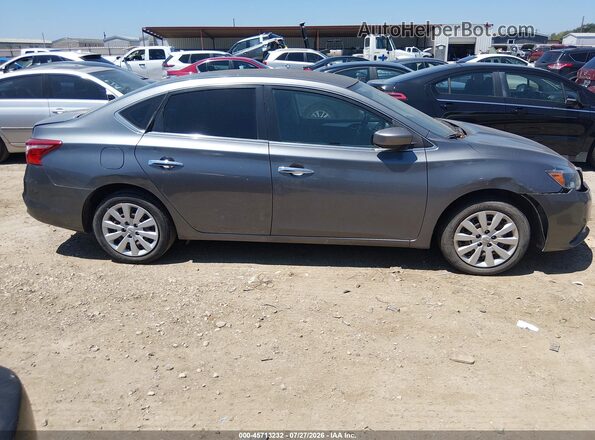 3N1AB7AP7KY344746 2019 NISSAN SENTRA Gray Սալոնի հետևի տեսք