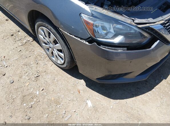 3N1AB7AP7KY344746 2019 NISSAN SENTRA Gray 