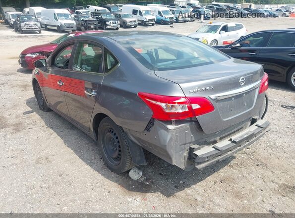 3N1AB7AP7KY360882 2019 NISSAN SENTRA Gray Rear left