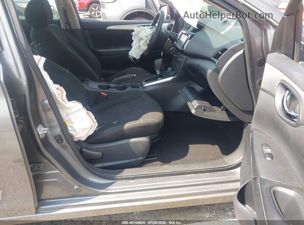 3N1AB7AP7KY360882 2019 NISSAN SENTRA Gray Front interior view