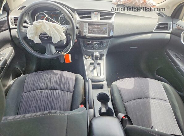 3N1AB7AP7KY362096 2019 NISSAN SENTRA White Вид панелі приладів
