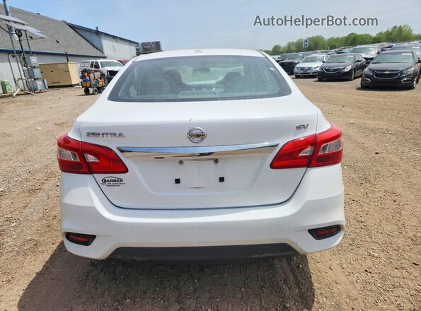 3N1AB7AP7KY362096 2019 NISSAN SENTRA White Вид ззаду