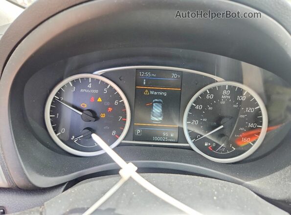 3N1AB7AP7KY362096 2019 NISSAN SENTRA White Вид щитка приладів