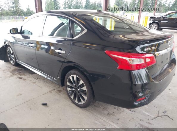 3N1AB7AP7KY369890 2019 NISSAN SENTRA Black Rear left