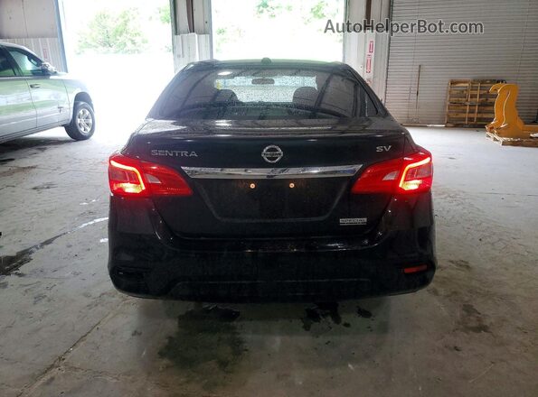 3N1AB7AP7KY371140 2019 NISSAN SENTRA Black უკანა ხედი