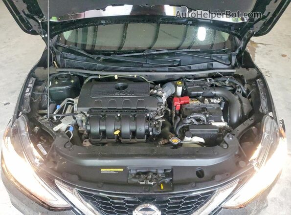 3N1AB7AP7KY371140 2019 NISSAN SENTRA Black უკანა სალონის ხედი
