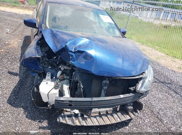 3N1AB7AP7KY387239 2019 NISSAN SENTRA Blue Սարքավորումների վահանակի տեսք